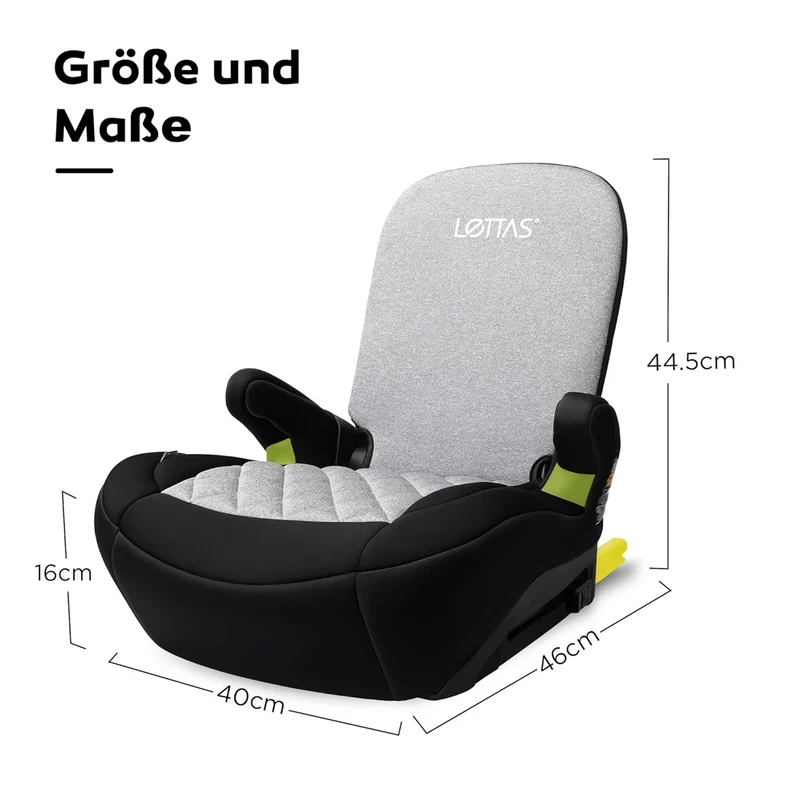LETTAS I-SIZE fotelik samochodowy podwyższający grupa III z ISOFIX