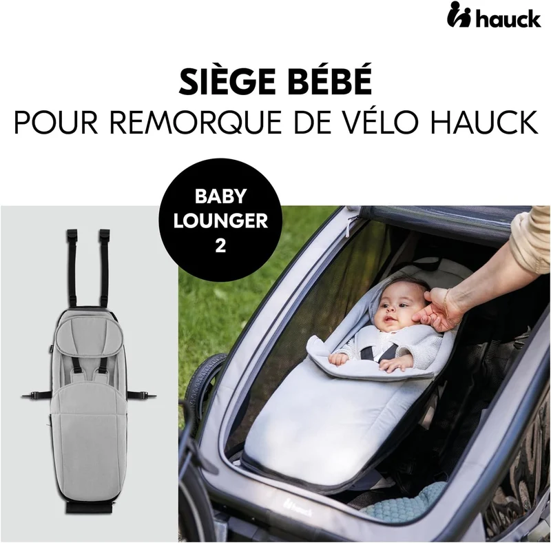 HAUCK Baby Lounger2 reduktor wkładka do przyczepki rowerowej