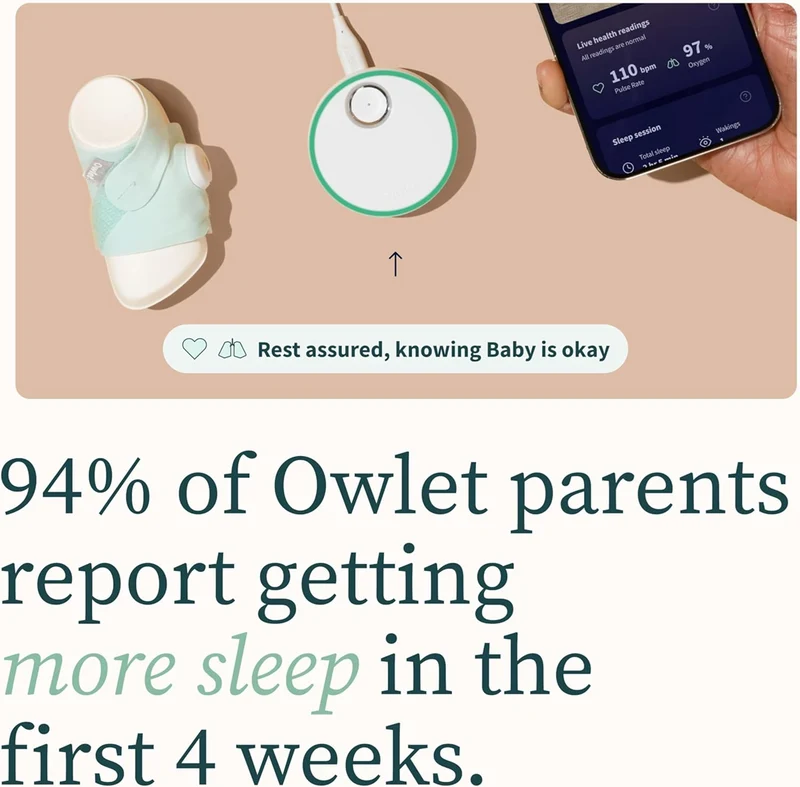 OWLET DREAM SOCK pulsometr pulsoksymetr 2w1 dla niemowląt 0-18msc