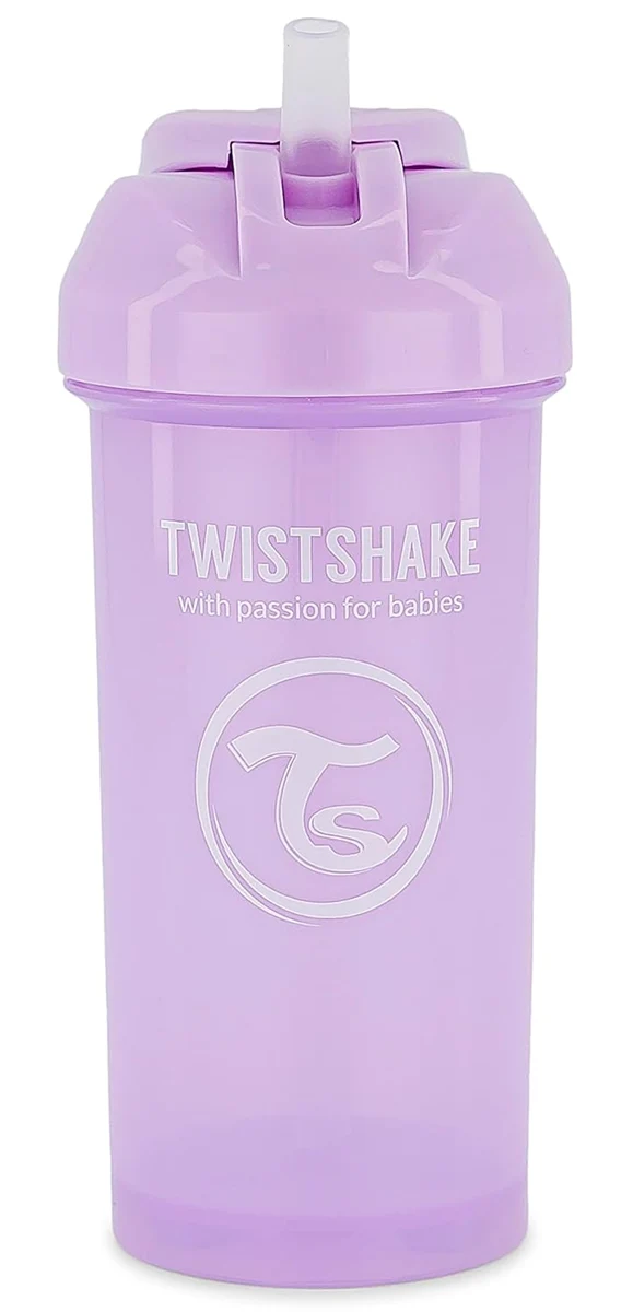 TWISTSHAKE Straw Cup kubek niekapek ze słomką 360 ml 6 m+