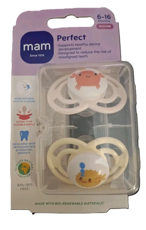 MAM Perfect smoczek x2 6-16msc + box