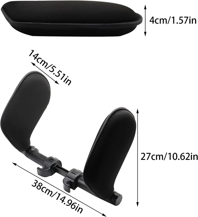 WORTH PLANET Car Sleeping Headrest zagłówek samochodowy 7 - 18 cm 360 °