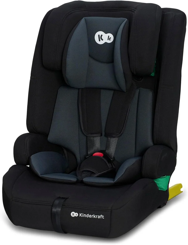KINDERKRAFT SAFETY FIX 2 i-Size fotelik samochodowy 9-36kg gr 1/2/3 ISOFIX