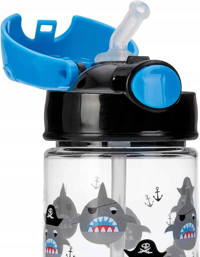 NUBY Straw Cup tritanowy bidon ze słomką 4 l+ 540 ml REKIN