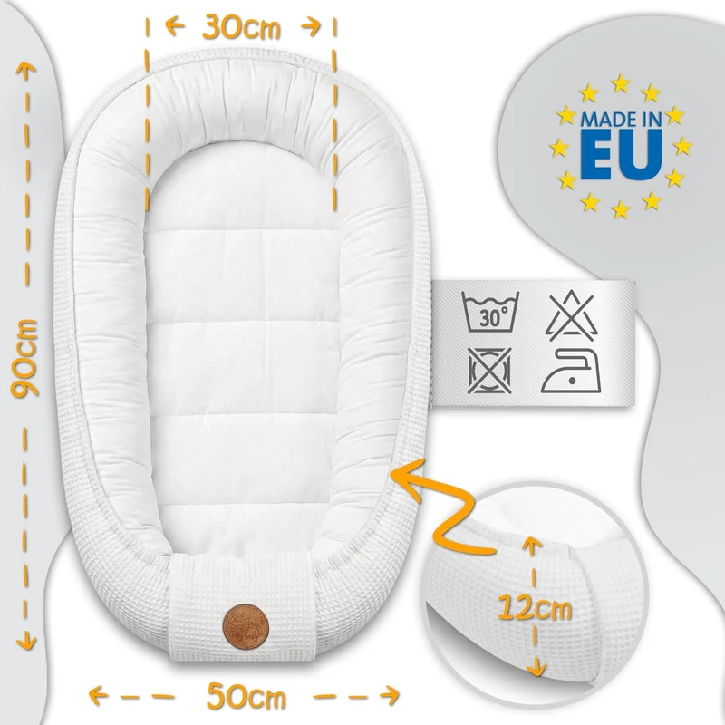 TOTSY BABY kokon niemowlęcy gniazdo 90 x 50