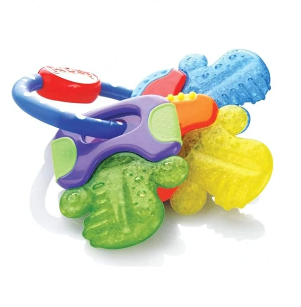 NUBY IcyBite silikonowy gryzak chłodzący 9 x 14 cm KLUCZE