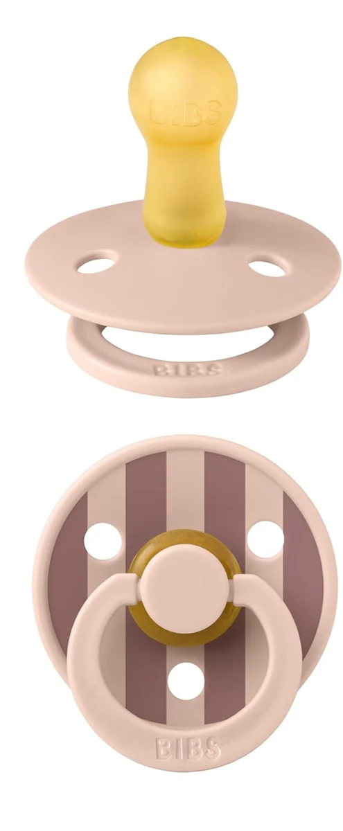 BIBS COLOUR STUDIO smoczki uspokajające 2pack kauczuk 0-6msc