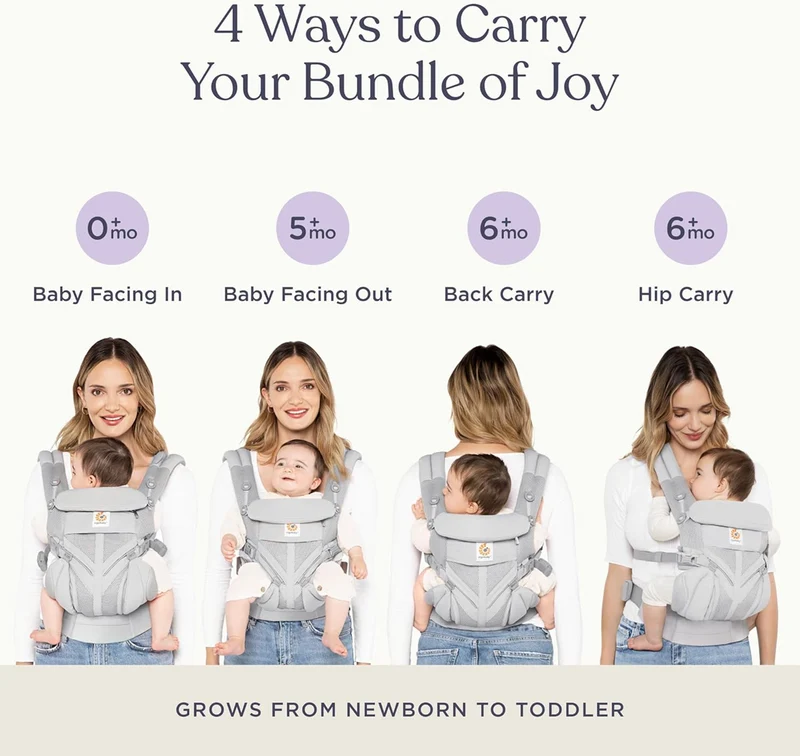 ERGOBABY OMNI 360 COOL AIR MESH nosidełko ergonomiczne 3,2-20,4kg