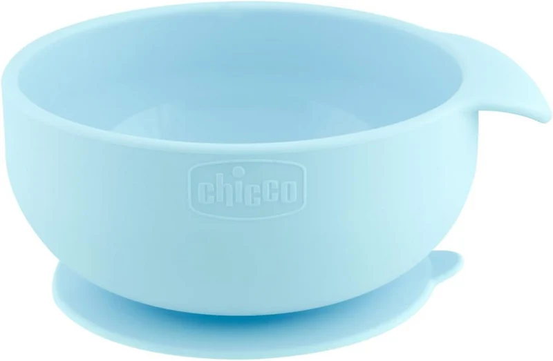 CHICCO Easy Start zestaw silikonowy miska łyżeczka śliniak
