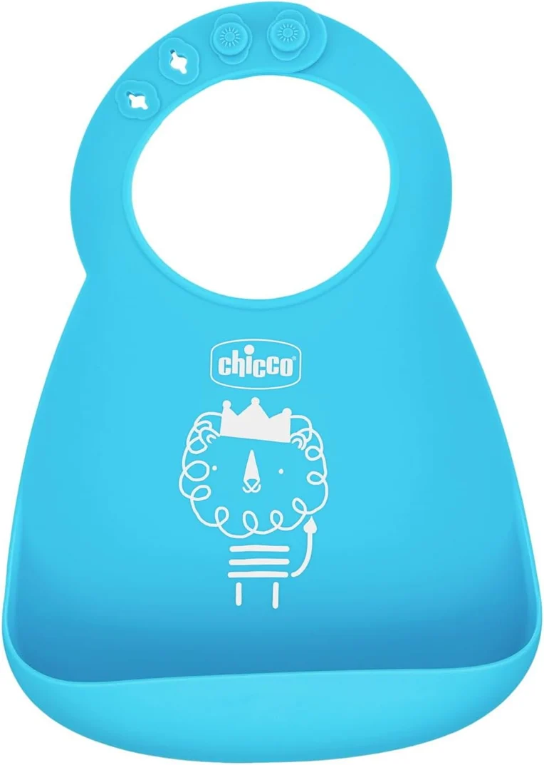 CHICCO Easy Start zestaw silikonowy miska łyżeczka śliniak
