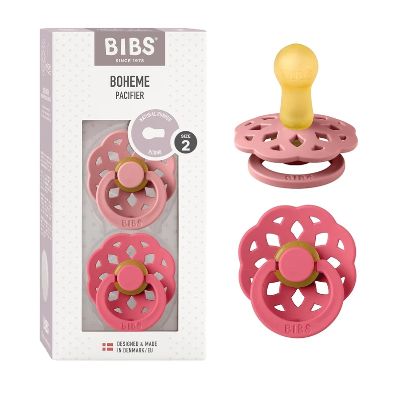 BIBS BOHEME smoczki uspokajające 2pack 6-18msc