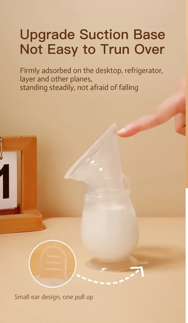 KOLEKTOR silikonowy do zbierania pokarmu 90ml