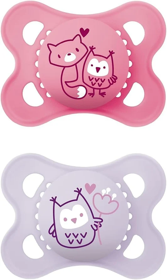 MAM ORIGINAL PURE smoczek uspokajający x2 0-6m KAUCZUK