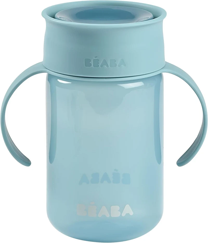BEABA Training Cup kubek niekapek 360° 340 ml 12 m+