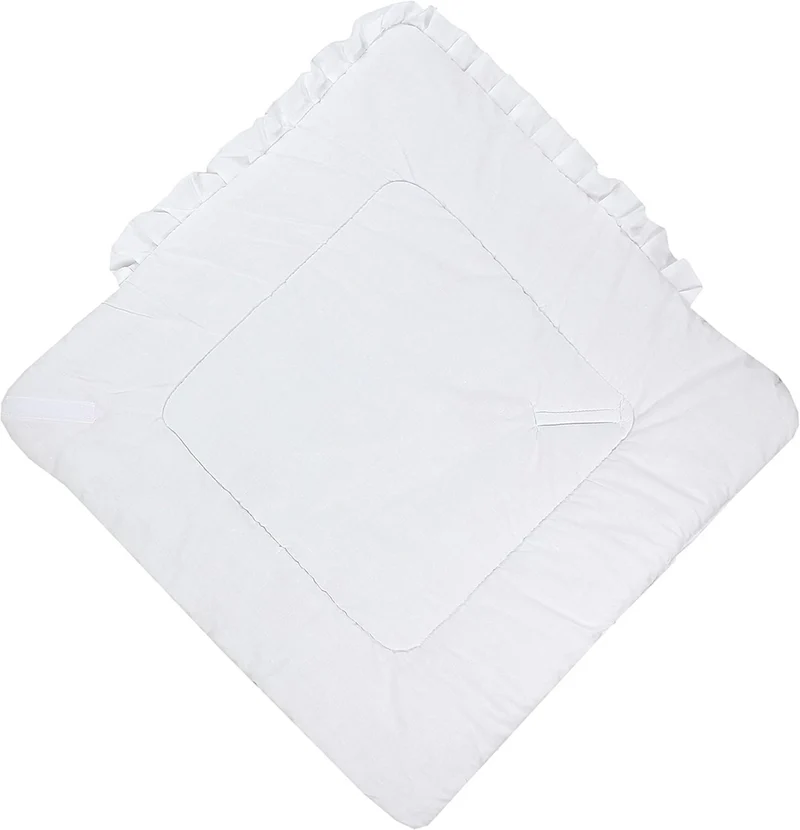 TUPTAM rożek becik 70 x 70cm z falbanką