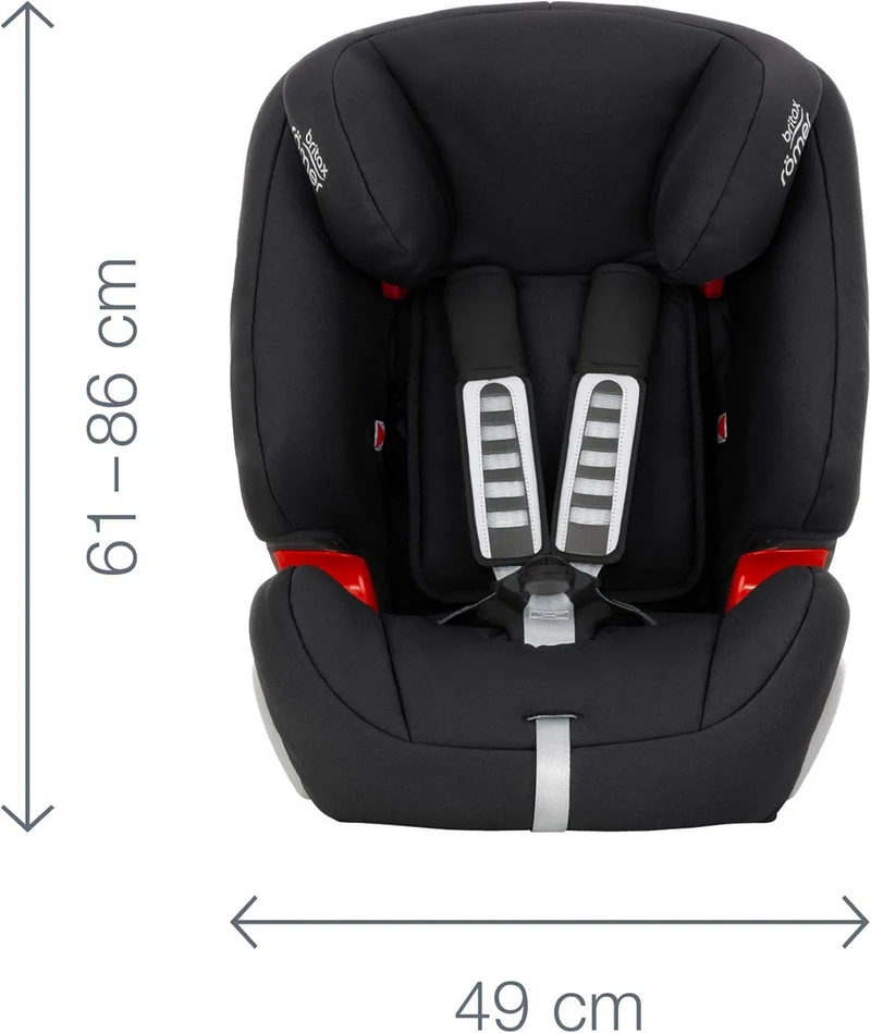 BRITAX ROMER EVOLVA 1-2-3 fotelik samochodowy 9-36kg gr 1/2/3