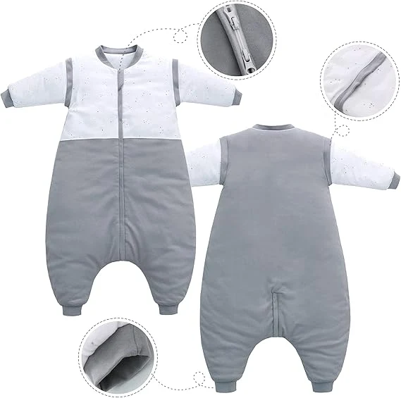 MIRACLE BABY śpiworek do spania zimowy 2,5TOG 90 odpinane rękawy