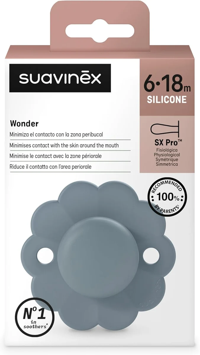 SUAVINEX Wonder smoczek uspokajający 6-18msc silikon SX PRO