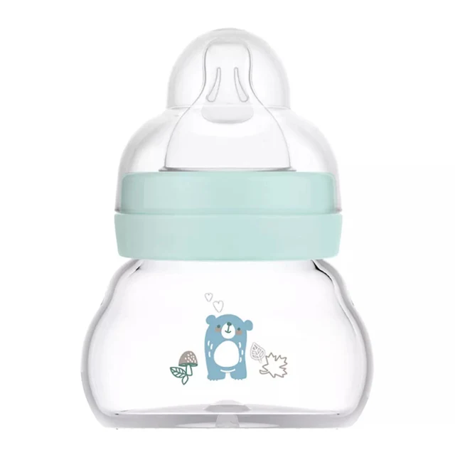 MAM Feel Good butelka szklana 90 ml 0 m+ smoczek 1