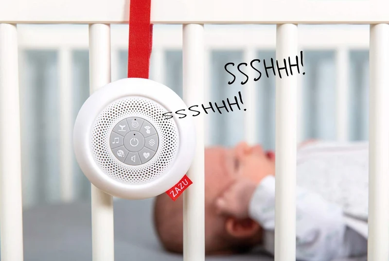 ZAZU Suzy kompaktowy przenośny uspokajacz dla dzieci z pozytywką 6 dźwięków