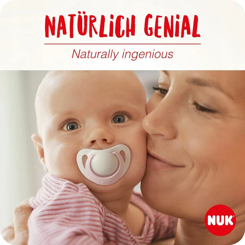 NUK Genius Color smoczek uspokajający x2 18msc+