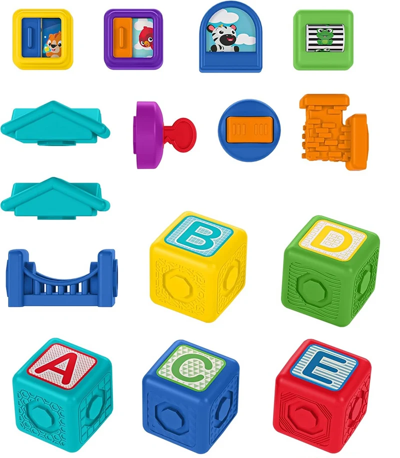 BABY EINSTEIN Connectables Bridge & Learn klocki magnetyczne 15 sztuk