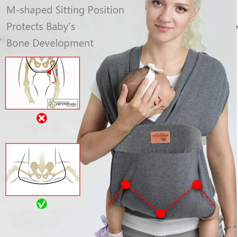 VRBABIES nosidełko ergonomiczne miękkie 3-15kg