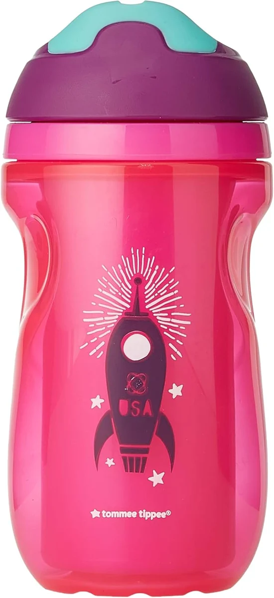 TOMMEE TIPPEE Drinking Cup termiczny kubek niekapek z ustnikiem 260ml 12m+
