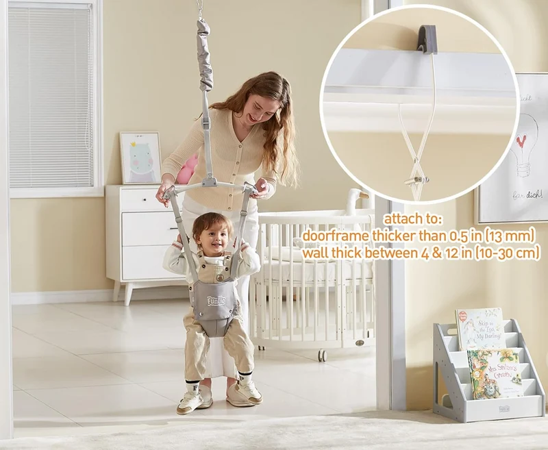 FUNLIO Hop skoczek futrynowy 6-24 m do 18 kg