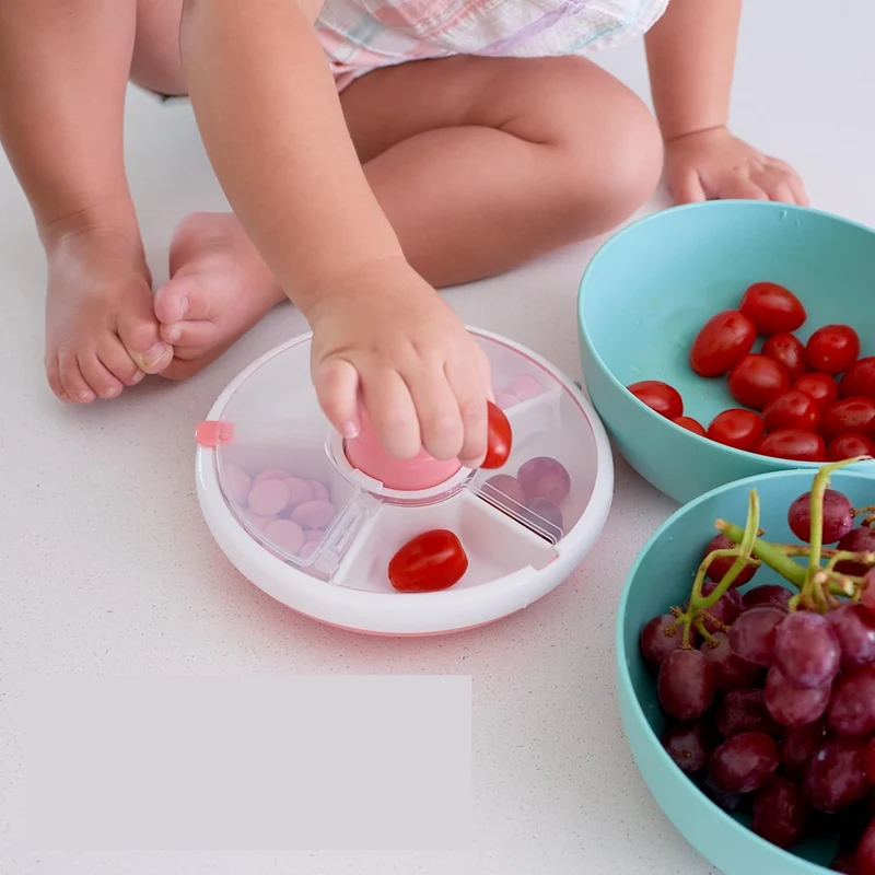 GOBE Snack Spinner obrotowy pojemnik na przekąski 5 komór 5,5 x 16 cm