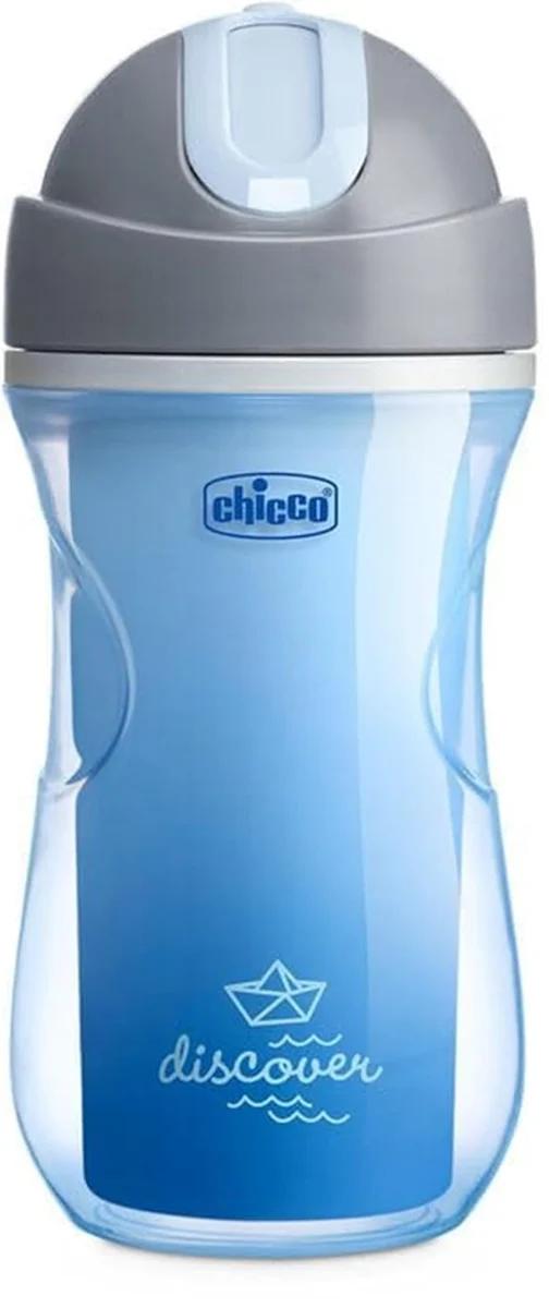 CHICCO Sport Cup kubek niekapek ze słomką 266 ml 14 m+