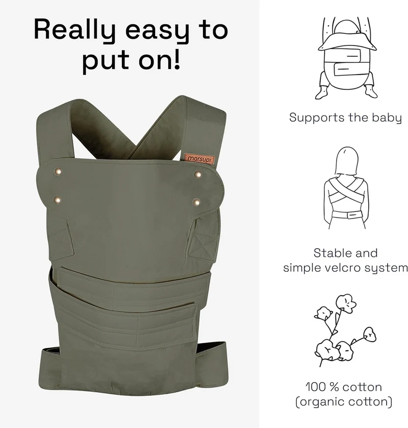 MARSUPI 2.0 nosidełko ergonomiczne XL 3,5 - 15 kg