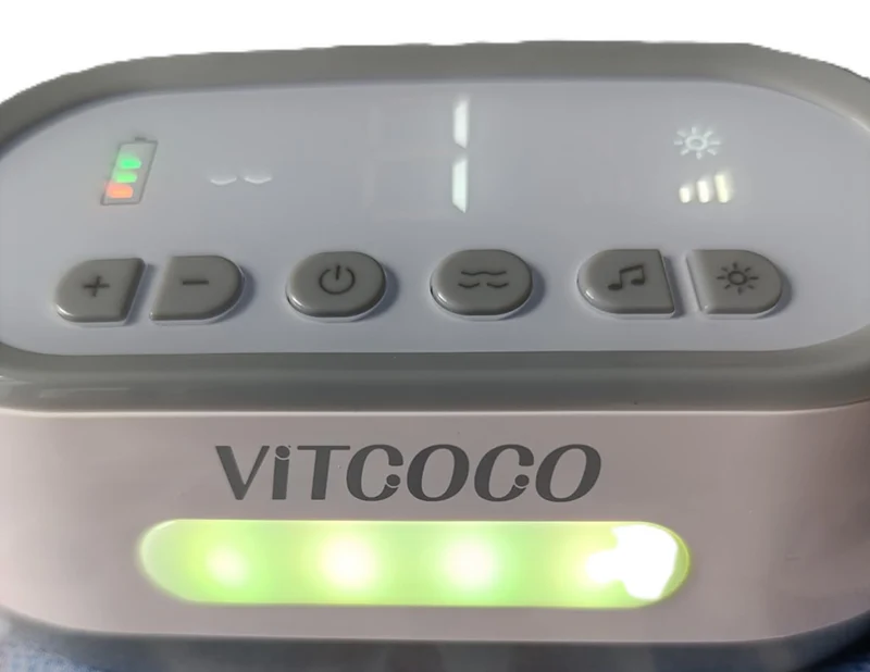 VITCOCO elektryczny aspirator do nosa z lampką nocną