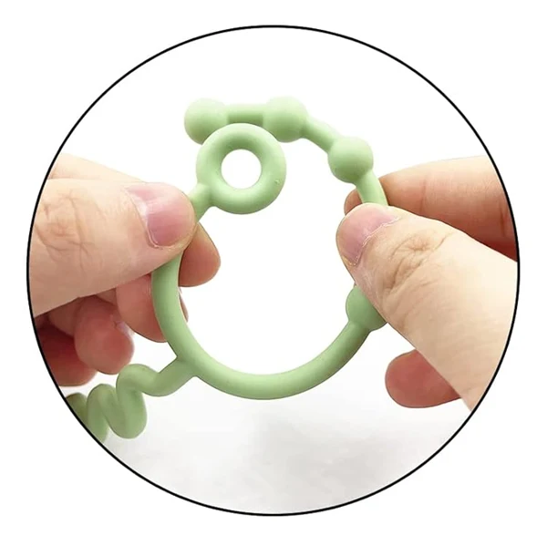STRAPS FOR BABY silikonowa zawieszka do butelki i zabawek 30 cm