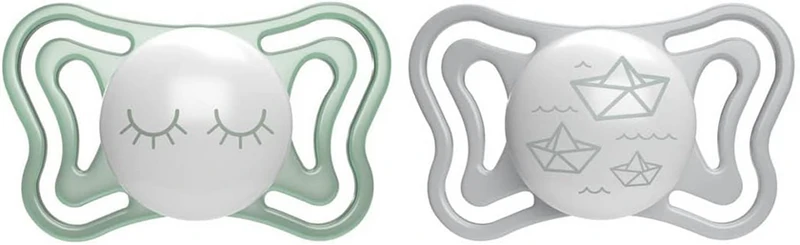 CHICCO PhysioForma smoczek x2 16-36m ŚWIECĄCE
