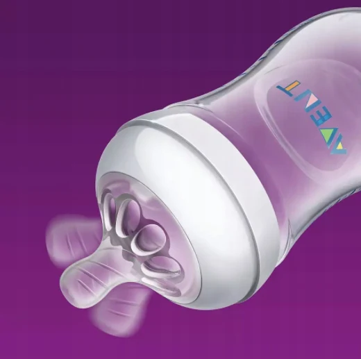 PHILIPS AVENT Natural smoczki do butelek 0msc+ x2