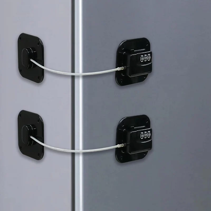CHILD SAFETY LOCK zabezpieczenie na szyfr do szafek i szuflad 2 sztuki