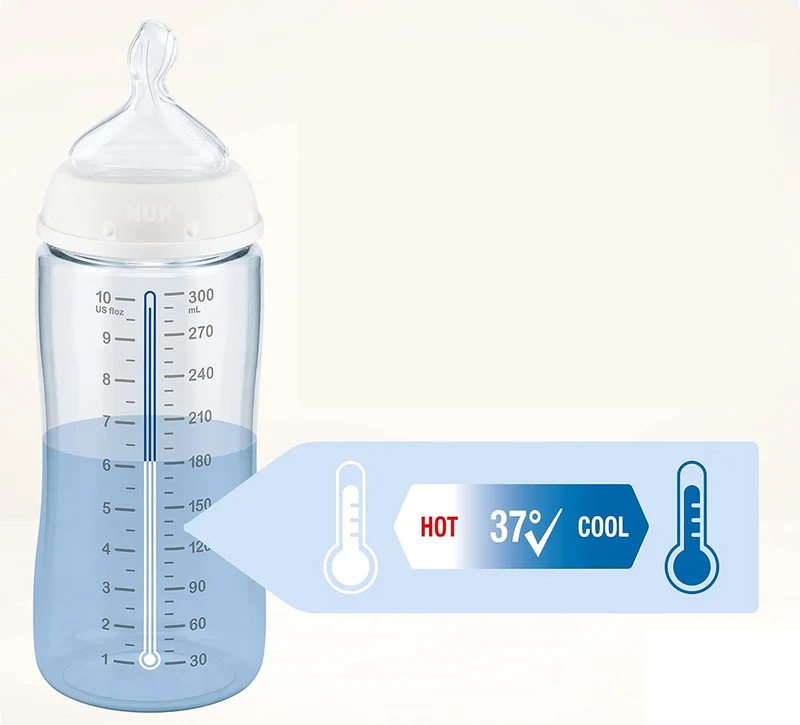 NUK First Choice+ zestaw startowy 4 butelki + koszyk organizer 0-6 m
