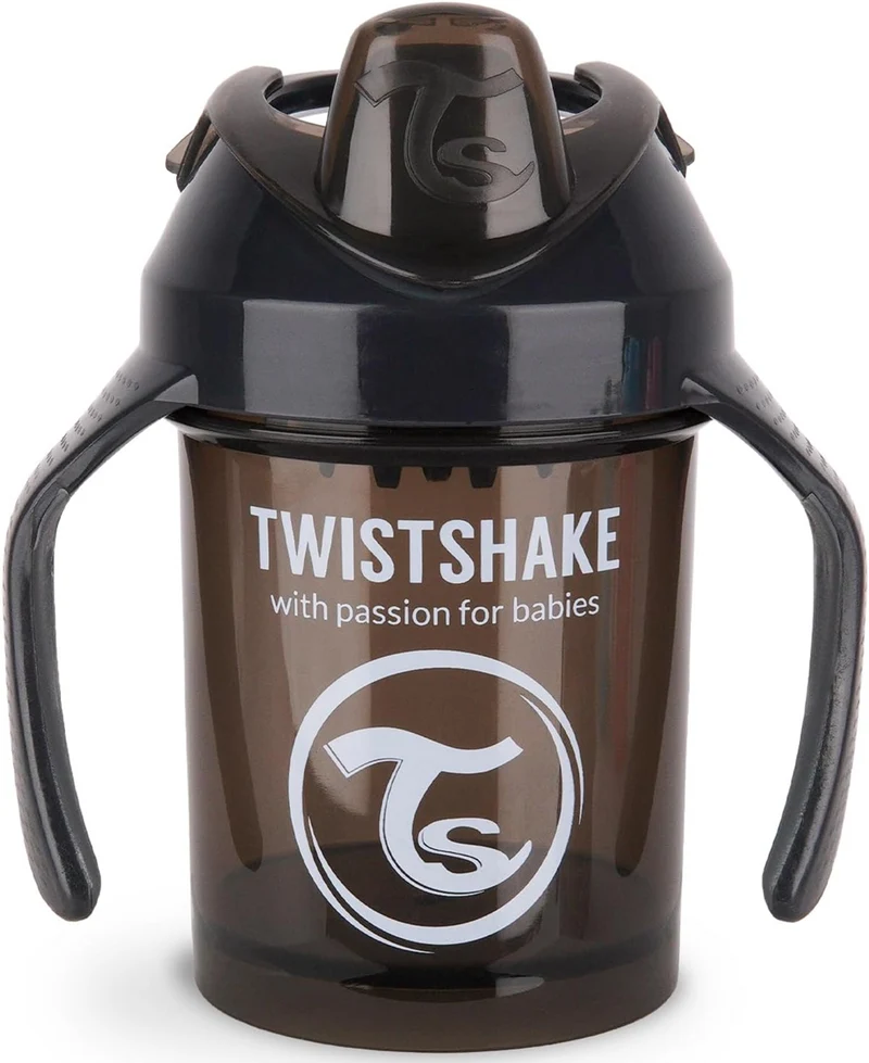 TWISTSHAKE Mini Cup kubek niekapek z ustnikiem i blenderem 230 ml 4 m+