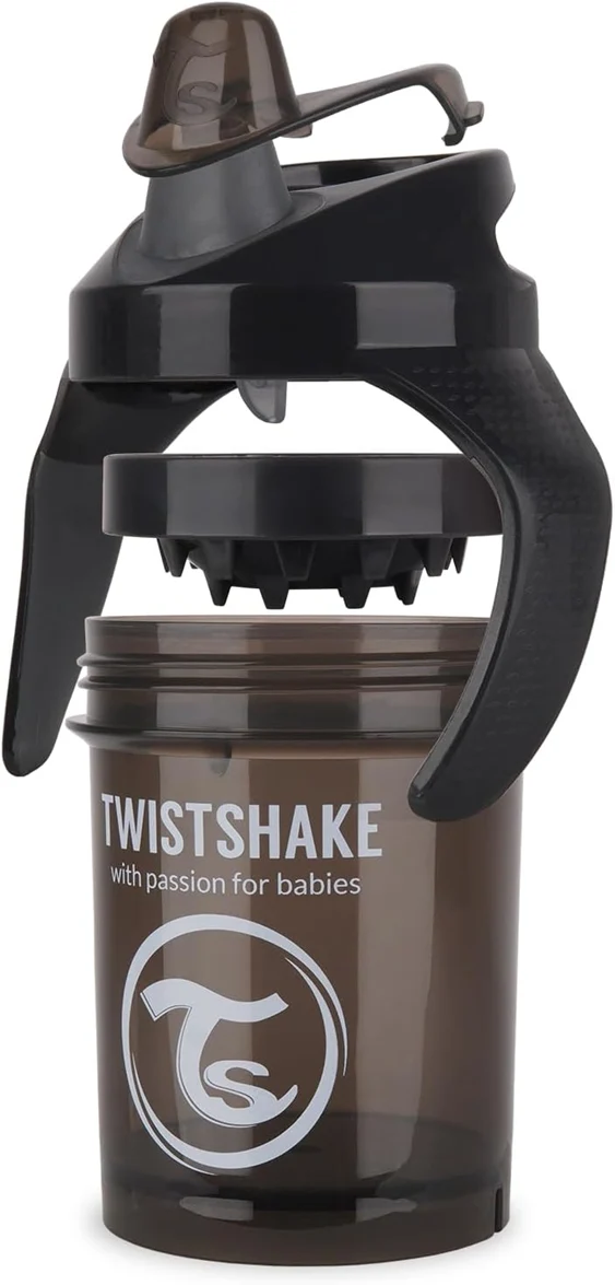 TWISTSHAKE Mini Cup kubek niekapek z ustnikiem i blenderem 230 ml 4 m+