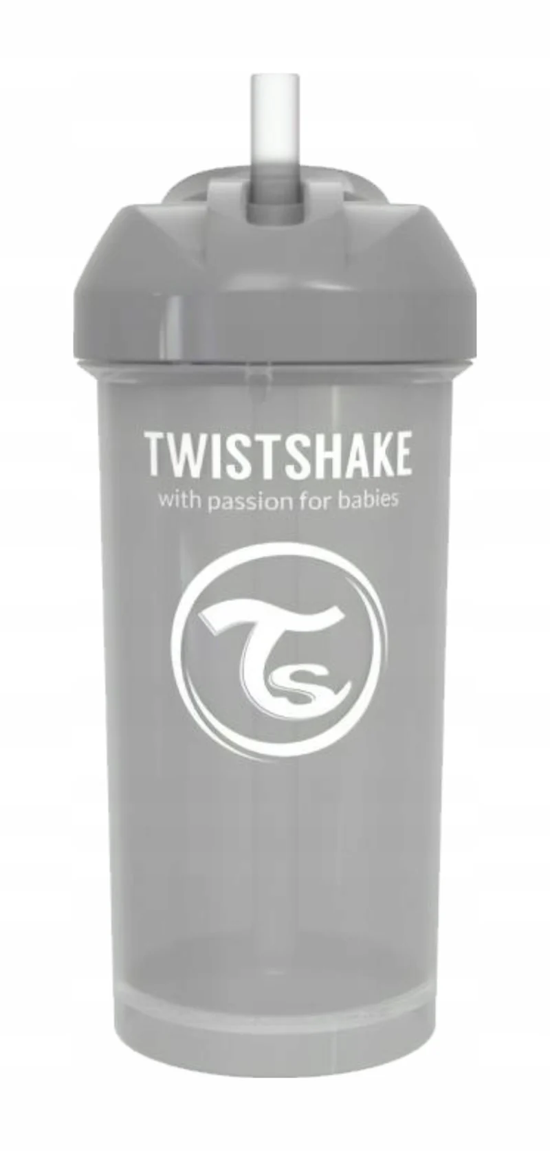 TWISTSHAKE Straw Cup kubek niekapek ze słomką 360 ml 6 m+