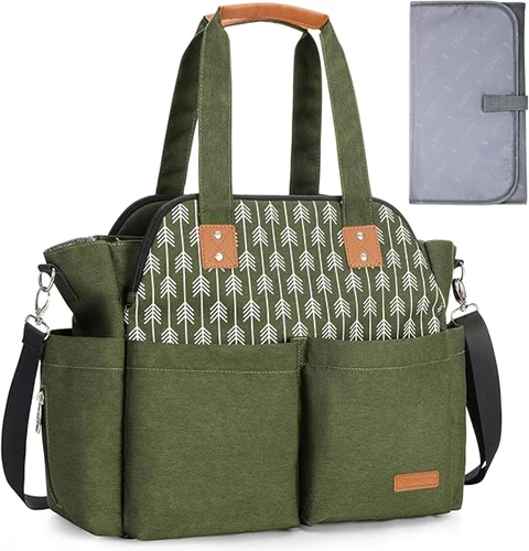 LEKEBABY torba do wózka + mata do przewijania