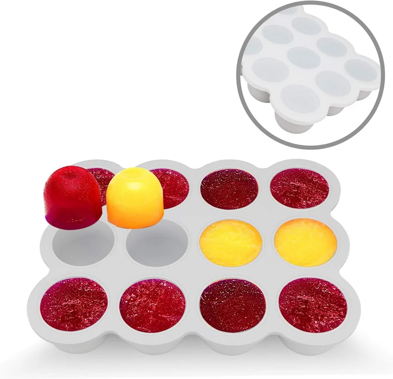Fresh Foods silikonowa forma do zamrażania żywności 12 x 75 ml