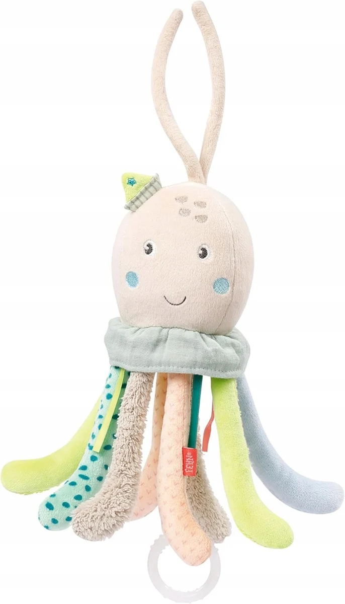 FEHN przytulanka zawieszka z pozytywką OŚMIORNICA 24 cm