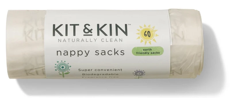KIT & KIN bezzapachowe worki na zużyte pieluchy 60 sztuk