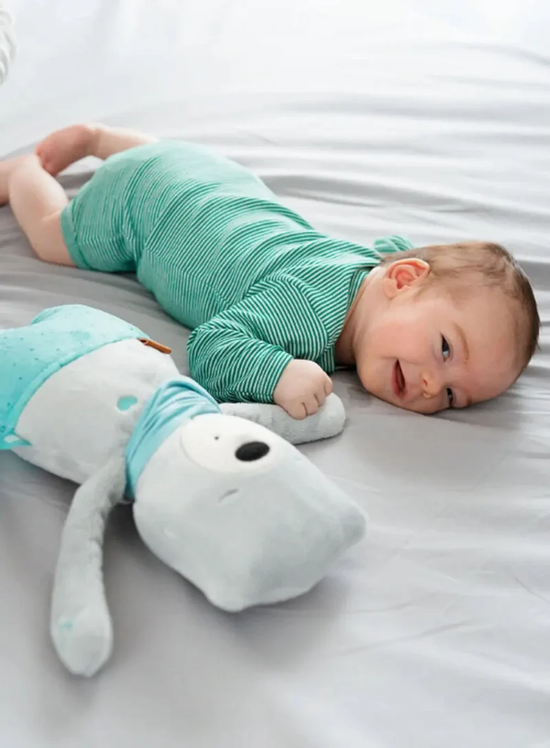 MyHummy szumiś przytulanka czujnik płaczu MIŚ LUCAS 24 cm JĘZYK NIEMIECKI