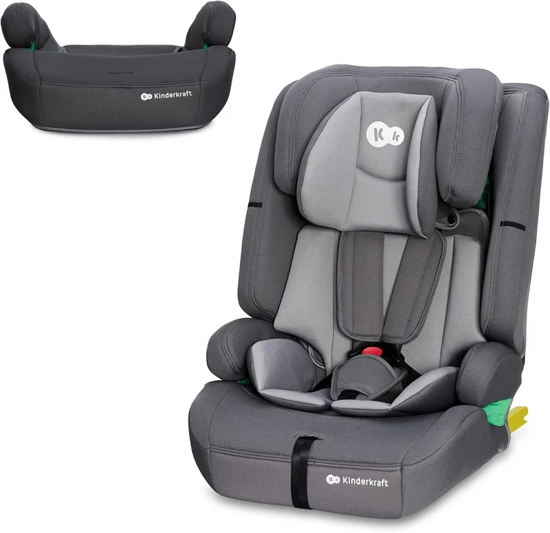 KINDERKRAFT SAFETY FIX 2 i-Size fotelik samochodowy 9-36kg gr 1/2/3 ISOFIX