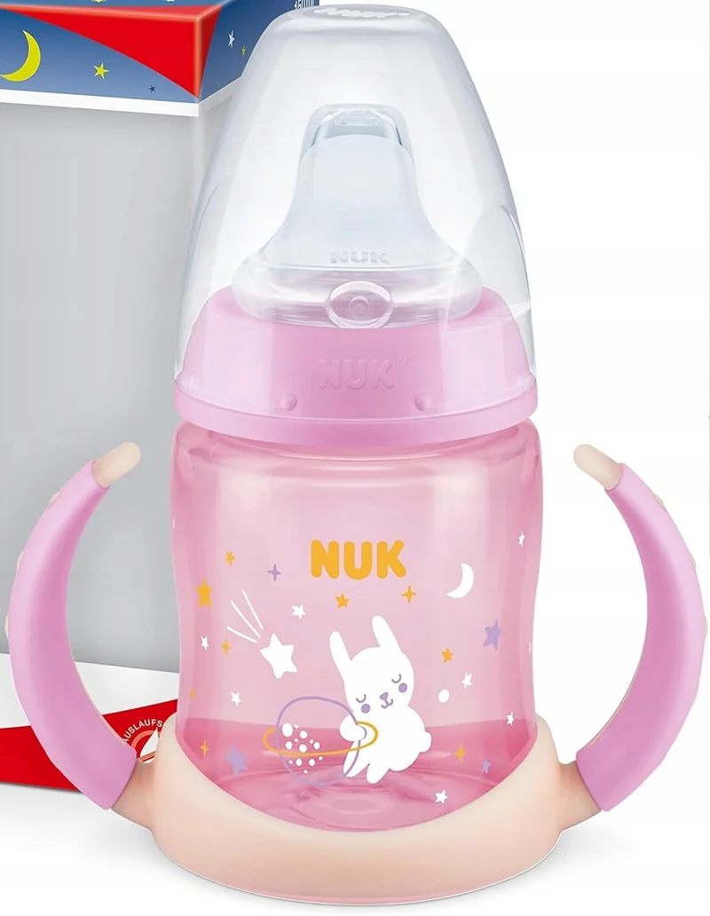 NUK Learner Cup KUBEK 150 ml wskaźnik temperatury ŚWIECI W CIEMNOŚCI