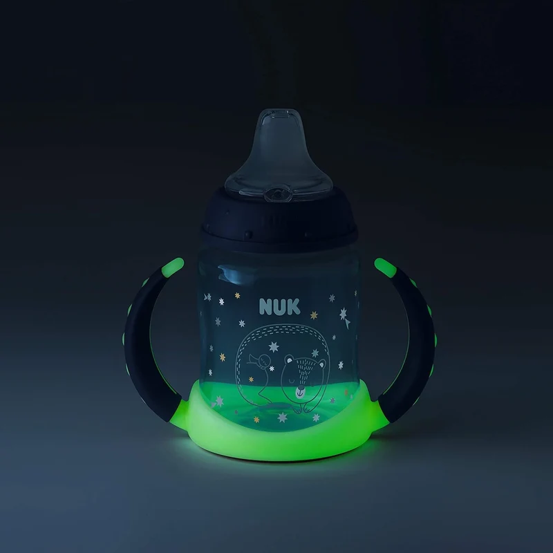 NUK Learner Cup KUBEK 150 ml wskaźnik temperatury ŚWIECI W CIEMNOŚCI