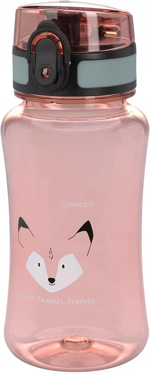 LASSIG Let's Be Wild butelka z pokrywką otwieraną kliknięciem 460 ml